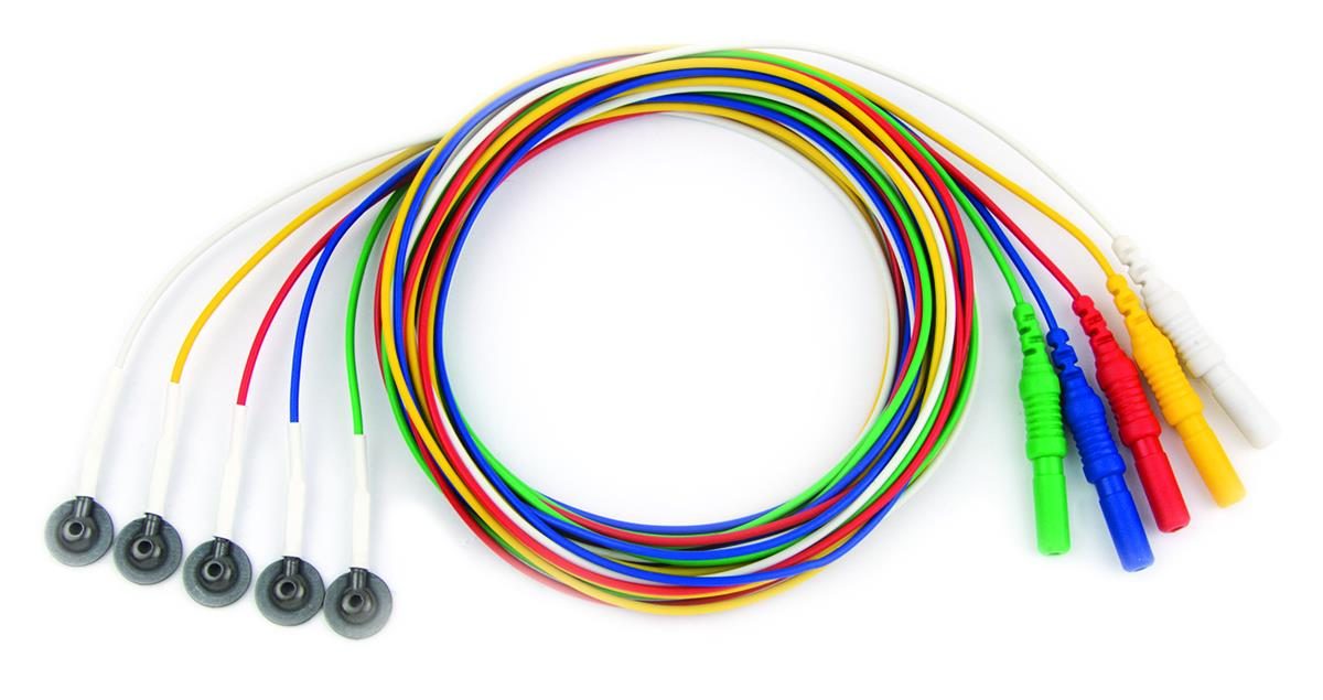 фото 3 - Многоразовые электроды Grass чашечковые с кабелем (Gold, Silver, Ag/AgCl)