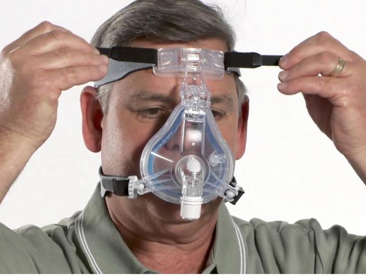 фото 4 - Рото-носовая СИПАП маска Philips Respironics ComfortGel blue, р-р M