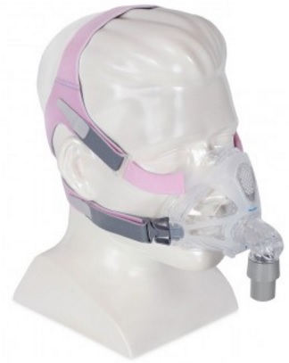 фото 1 - Рото-носовая маска Quattro Air ResMed для женщин