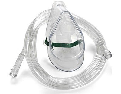 фото 1 - Маска кислородная для взрослых с трубкой 2.1 м (HUM)